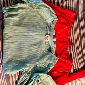 2 long sleeve thermals